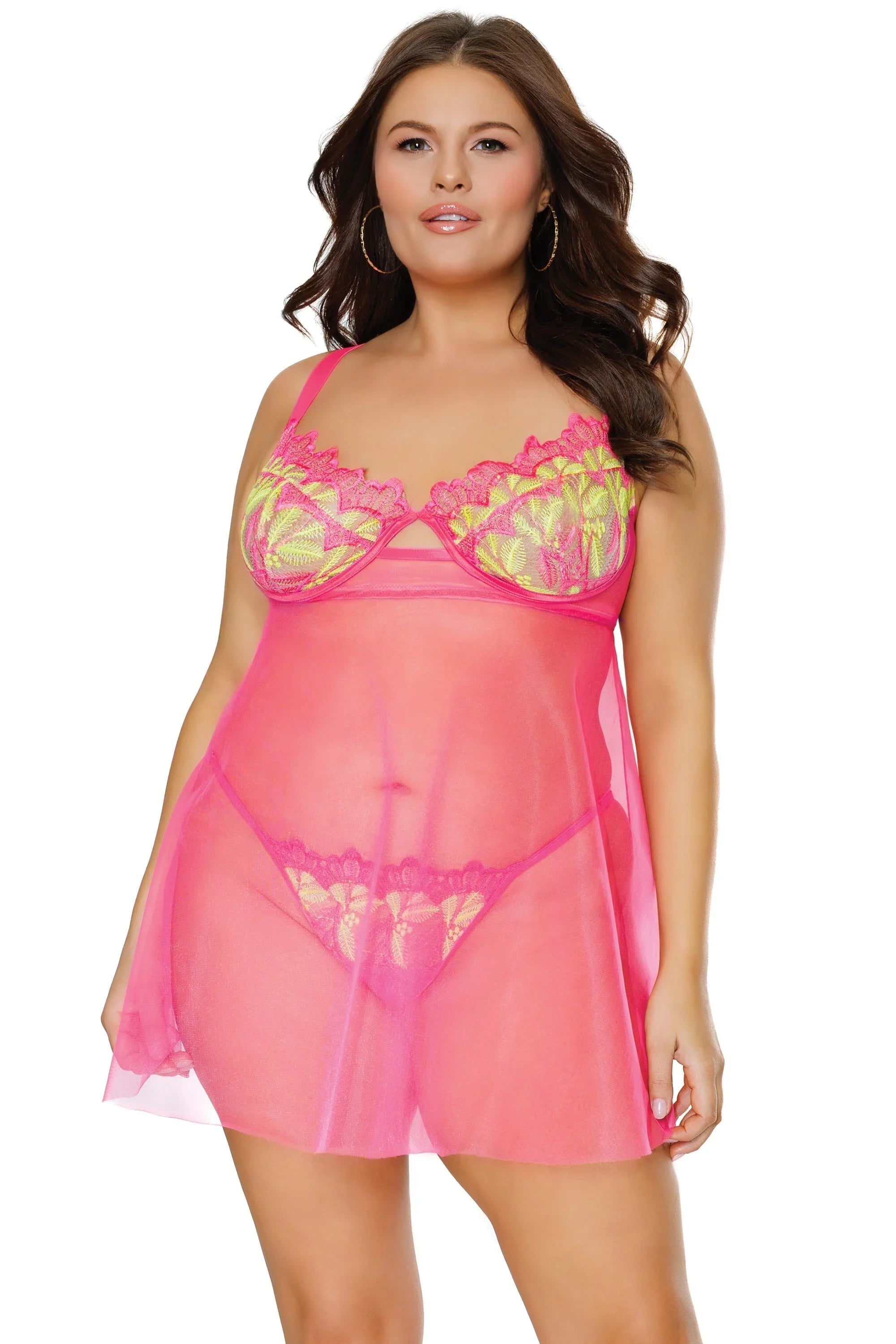 Collection of Plus Size Lingerie in a gallery layout