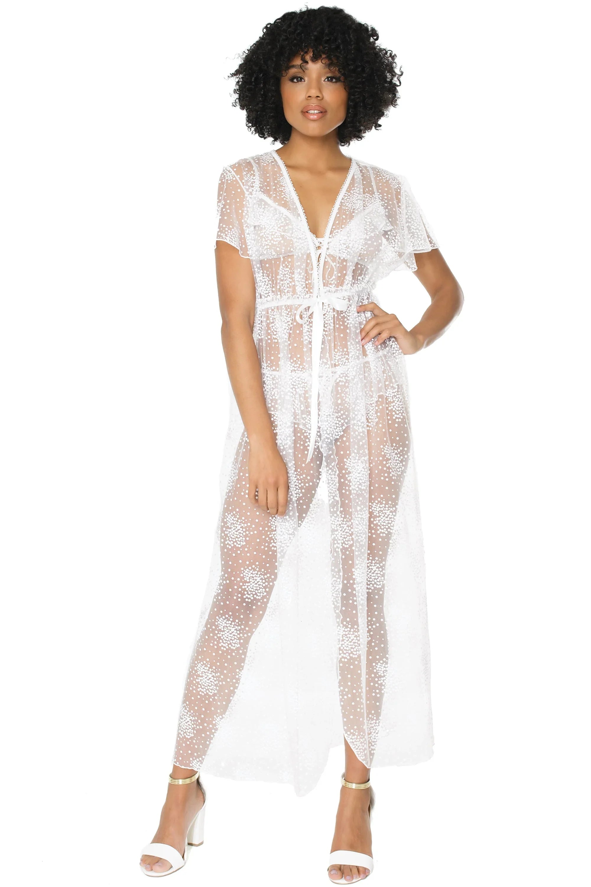 Collection of Petal Soft Robe in a gallery layout