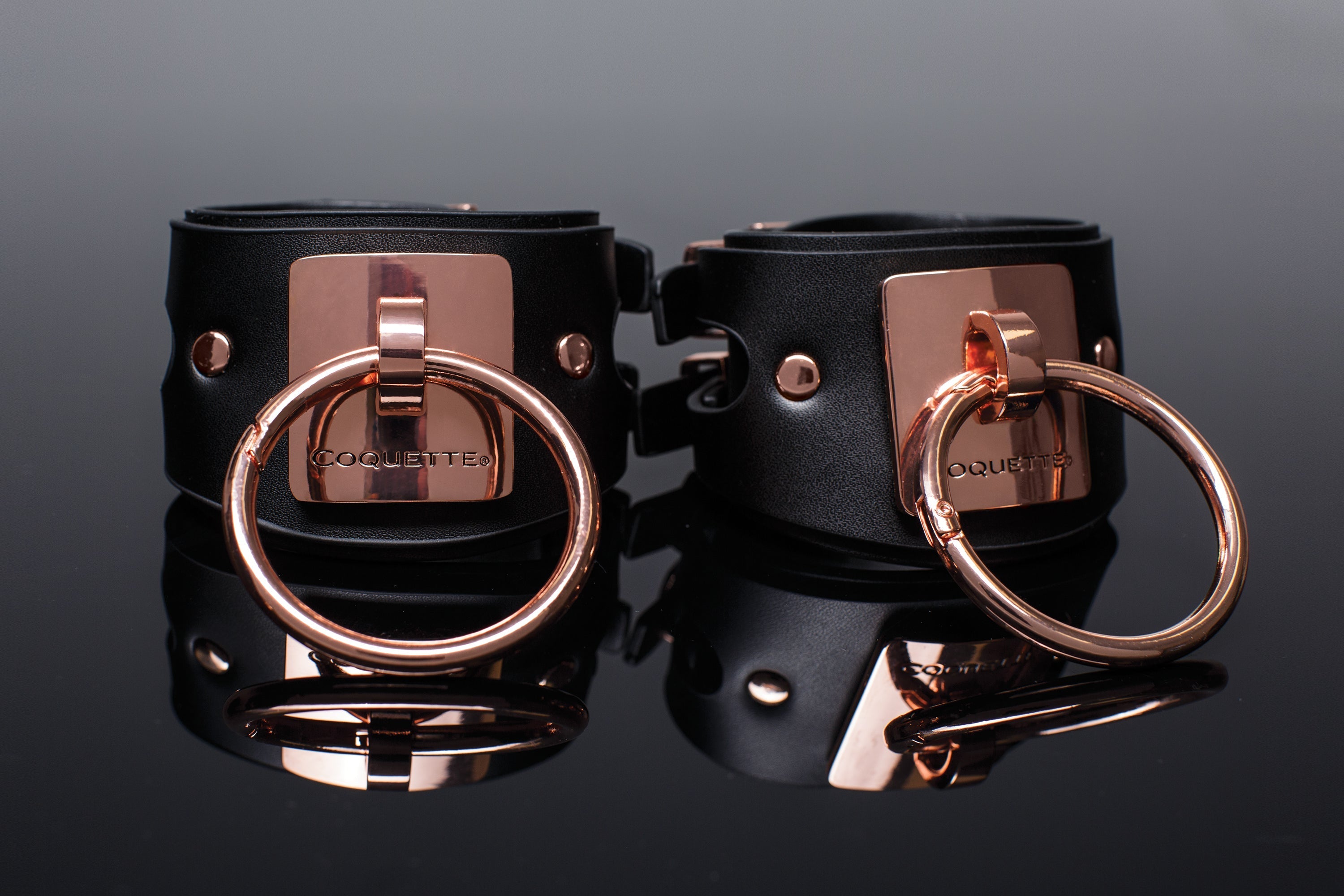 Collection of Vegan Leather Handcuffs in a gallery layout