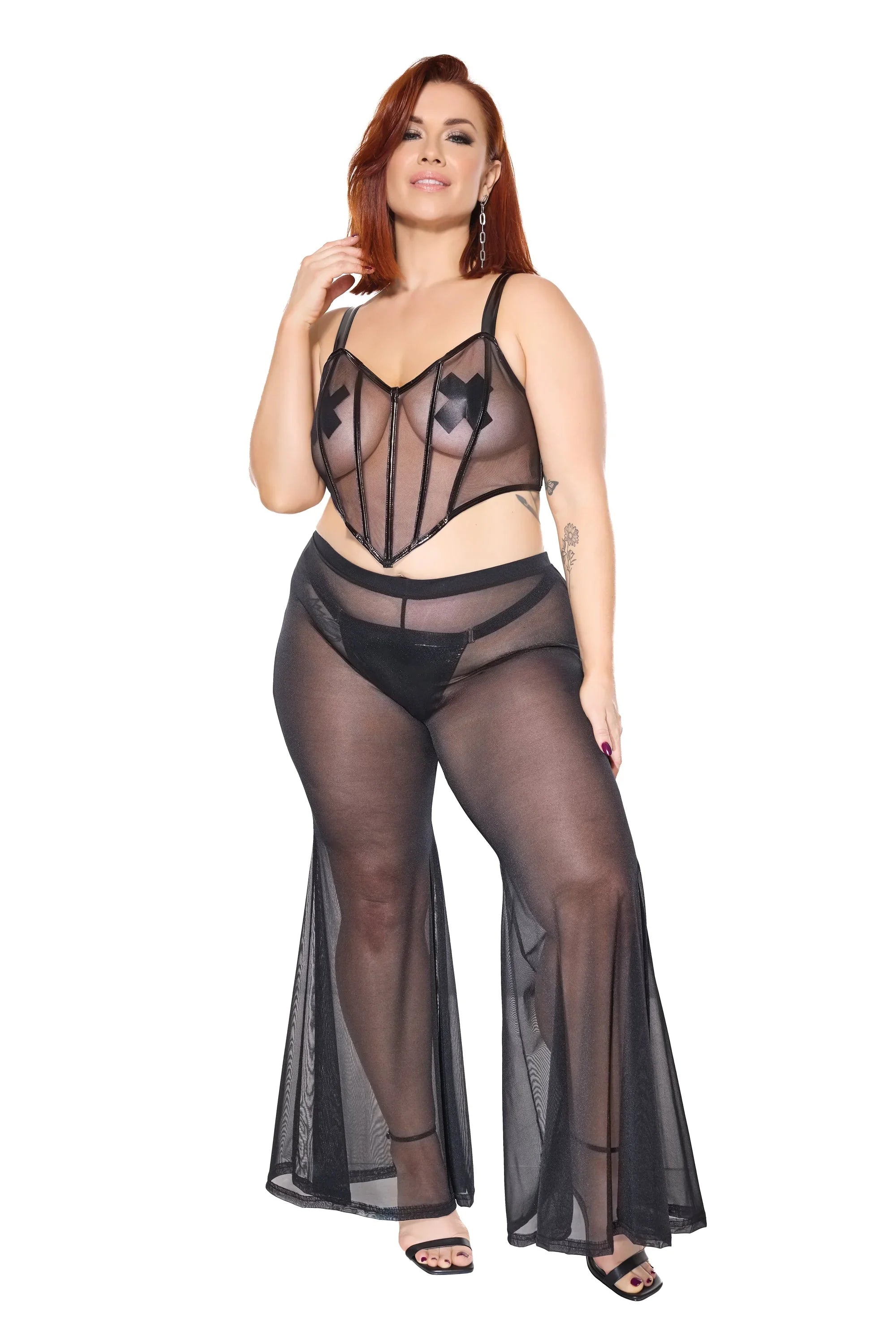 Collection of Dangerous Curves Mesh Pants in a gallery layout
