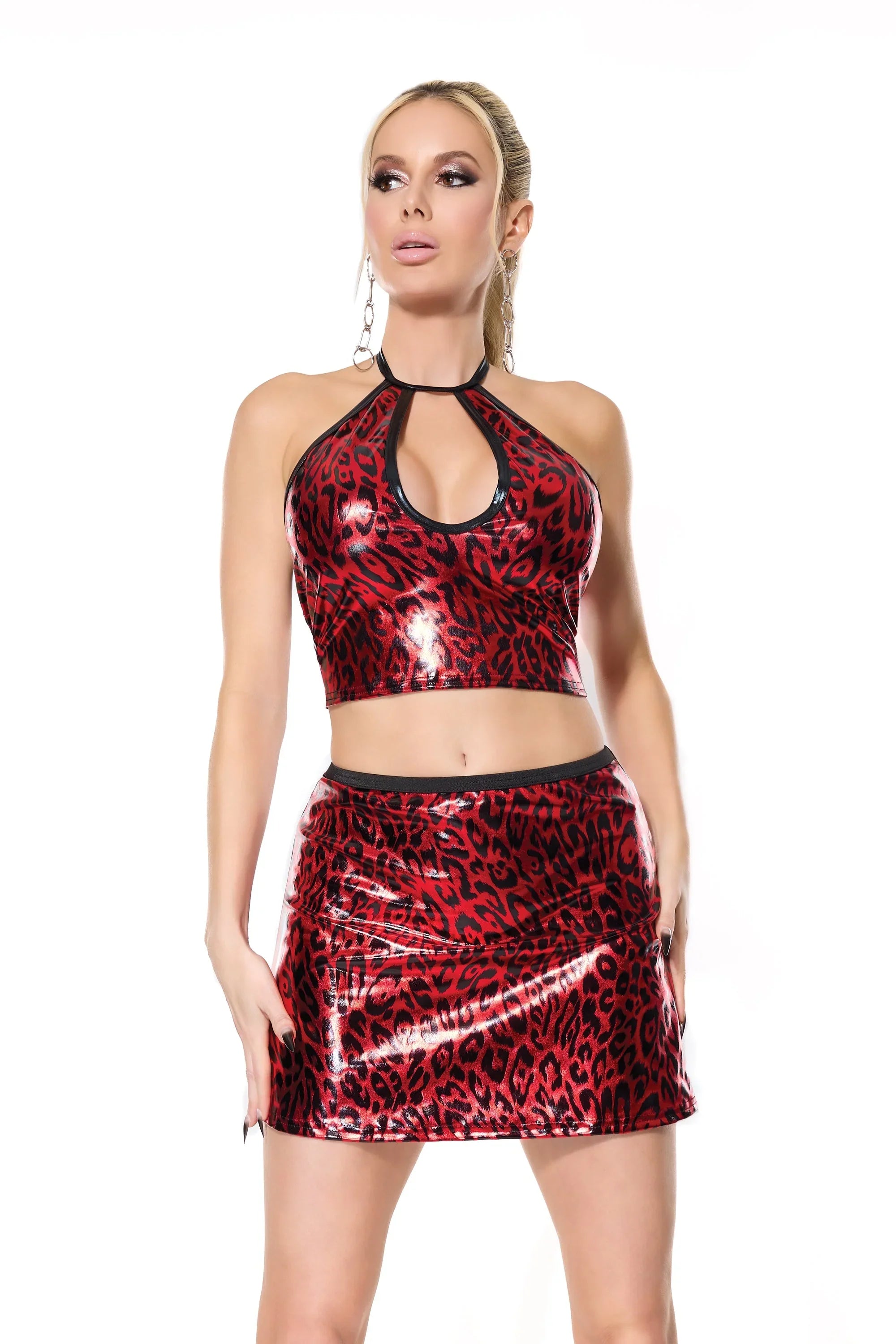 Collection of Leopard Electrix Skirt in a gallery layout