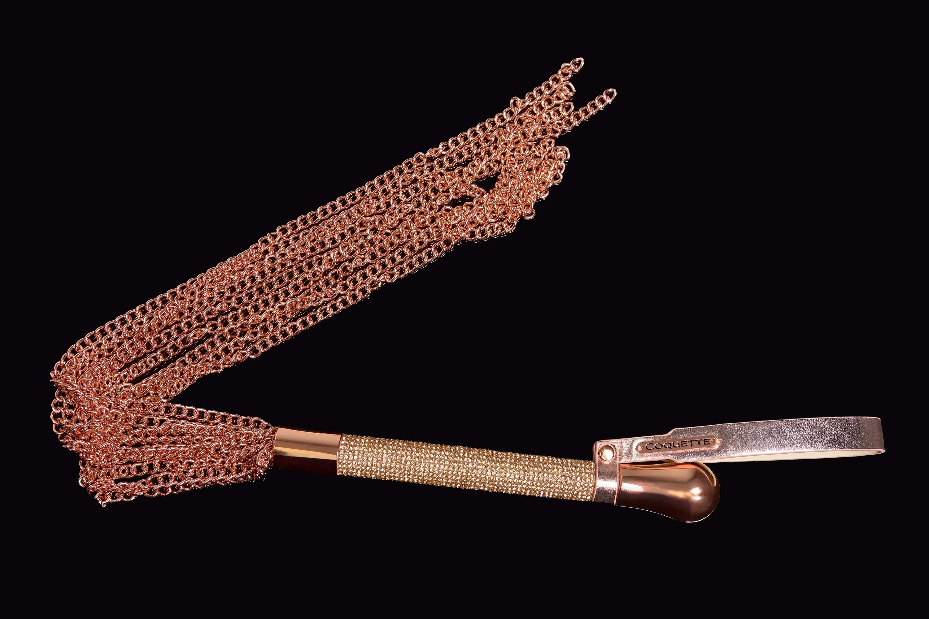 Collection of Rhinestone & Chain Whip in a gallery layout