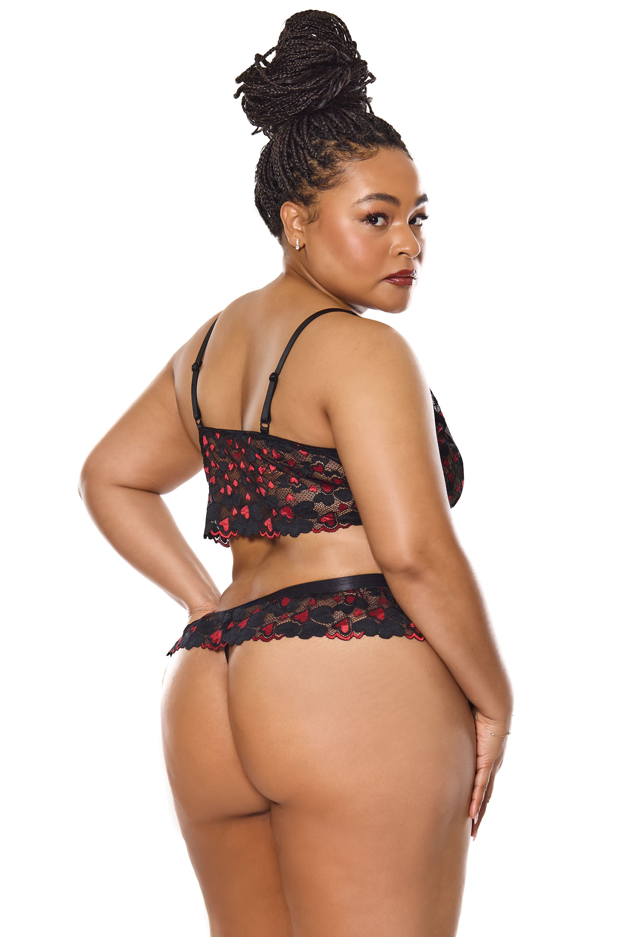 Collection of Heartbreaker Bralette & Thong in a gallery layout