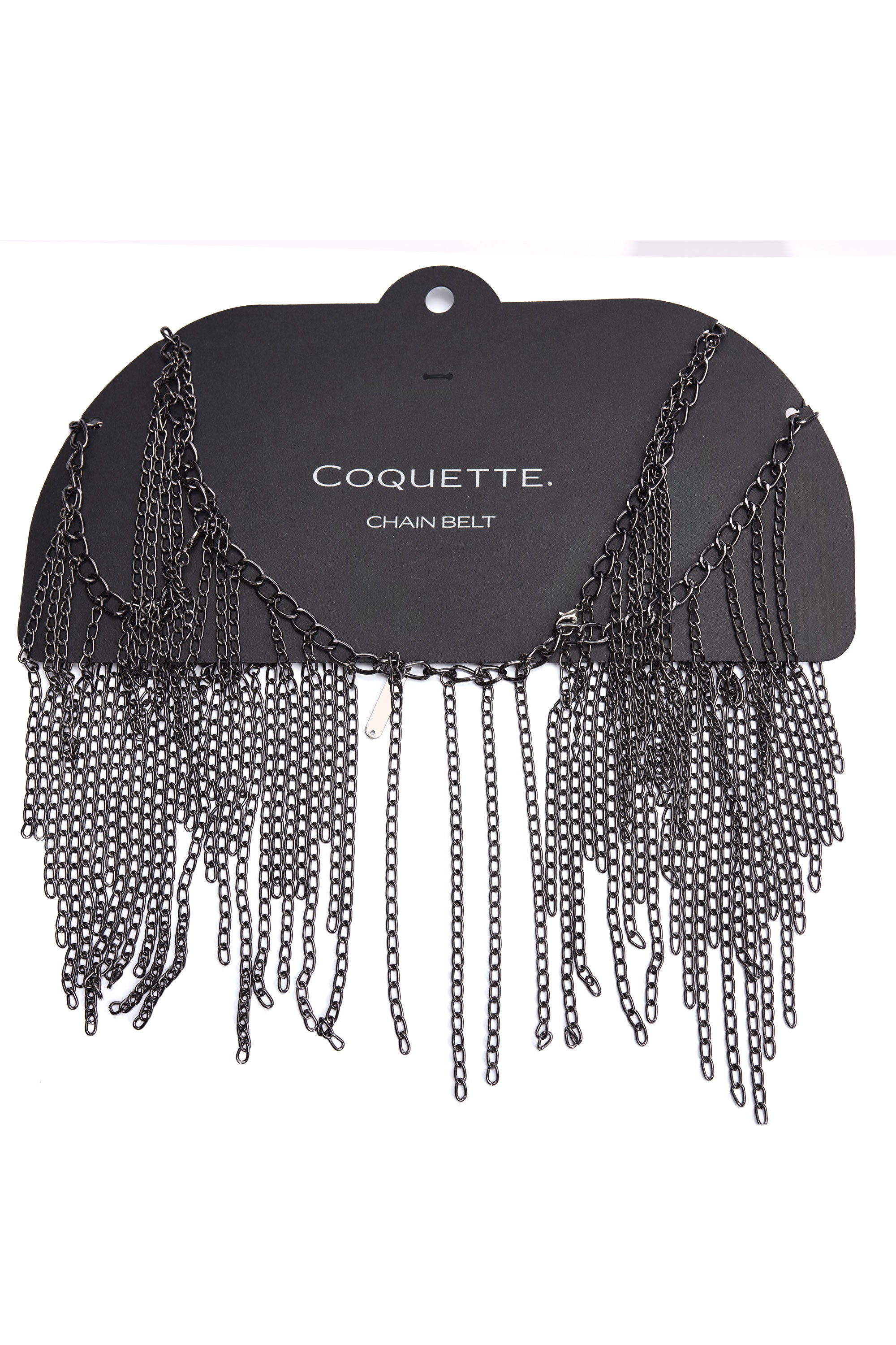 Collection of Gunmetal Glam Chain Belt in a gallery layout