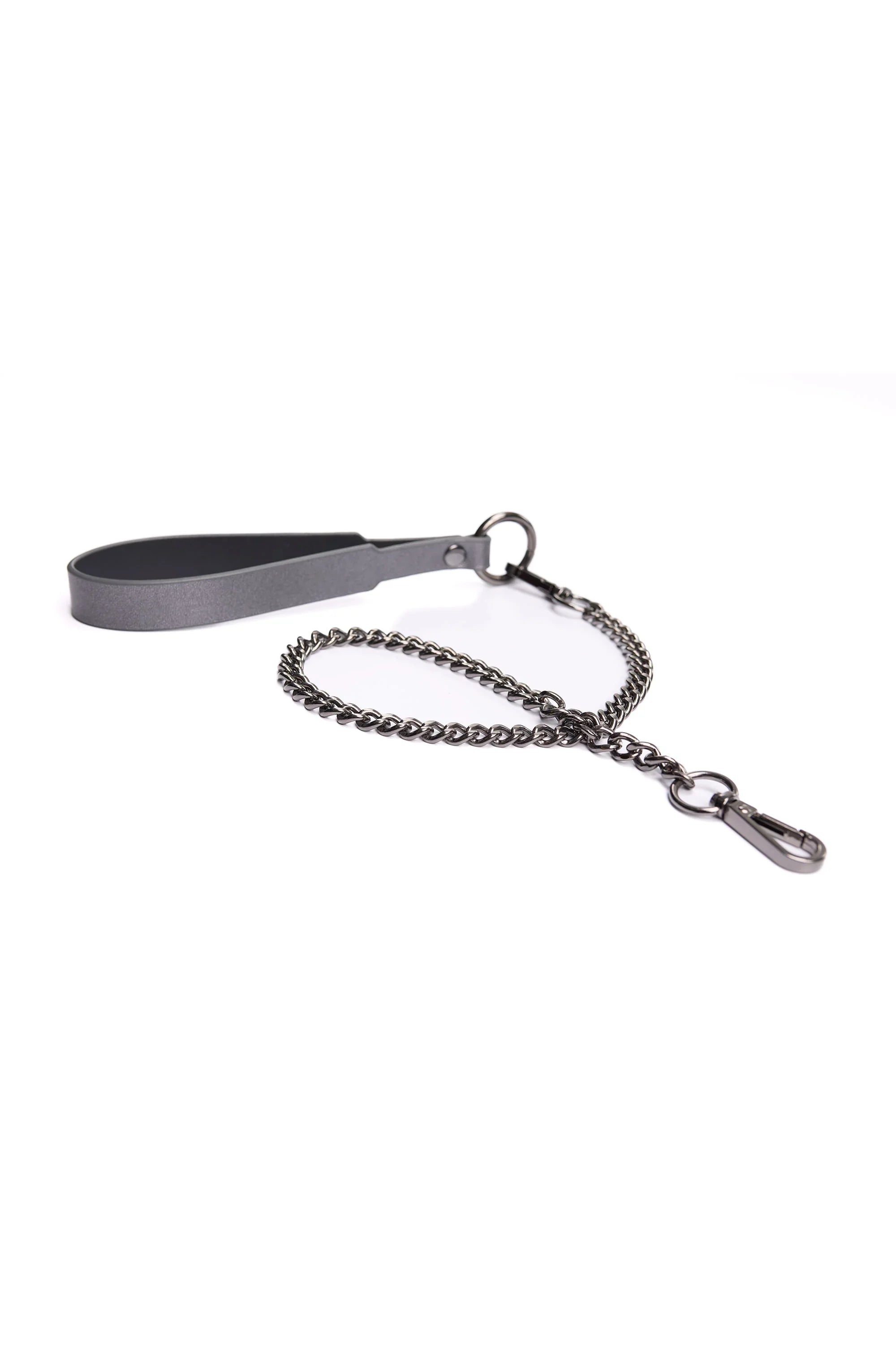 Collection of Gunmetal Glam Collar & Leash in a gallery layout