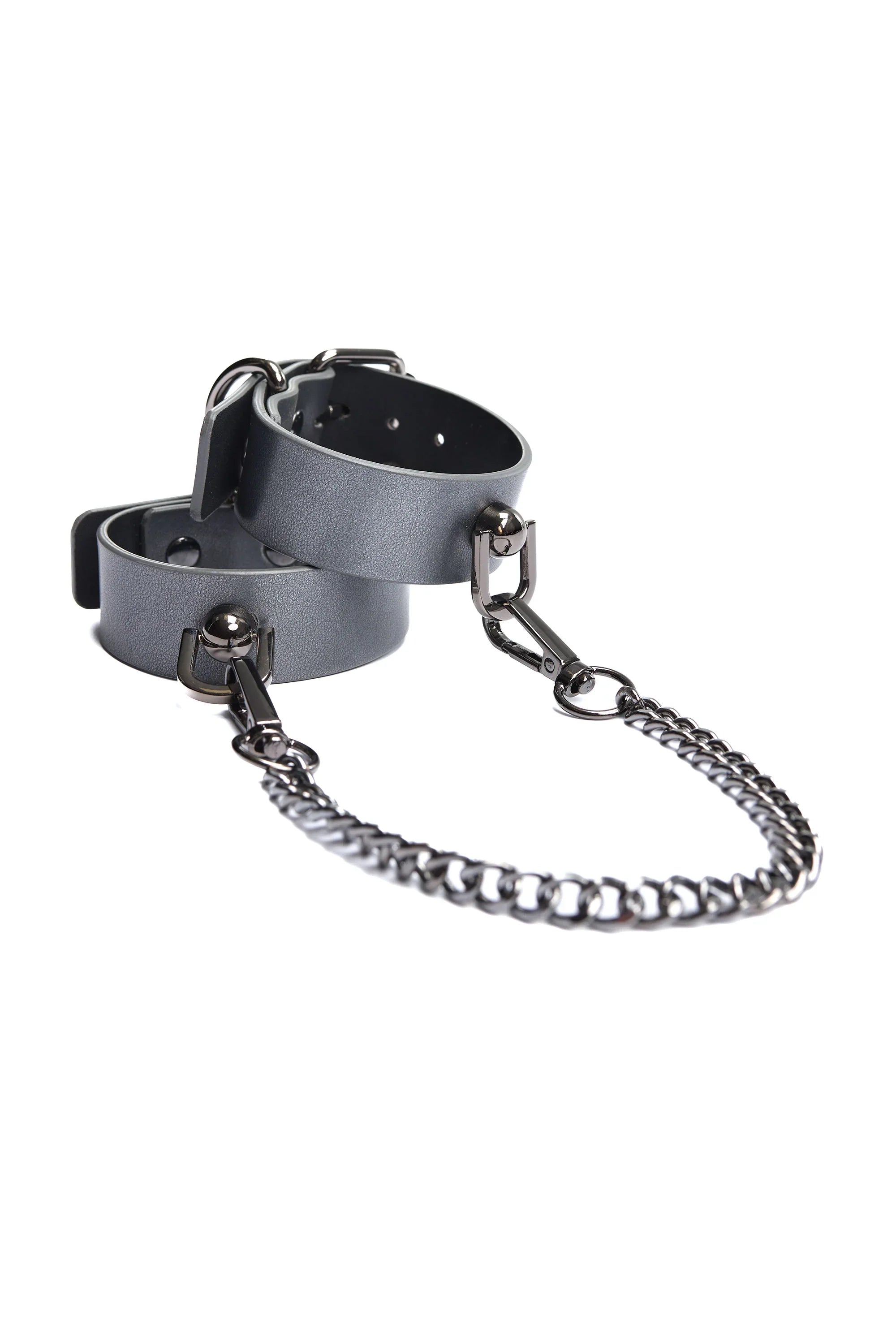 Collection of Gunmetal Glam Handcuffs in a gallery layout