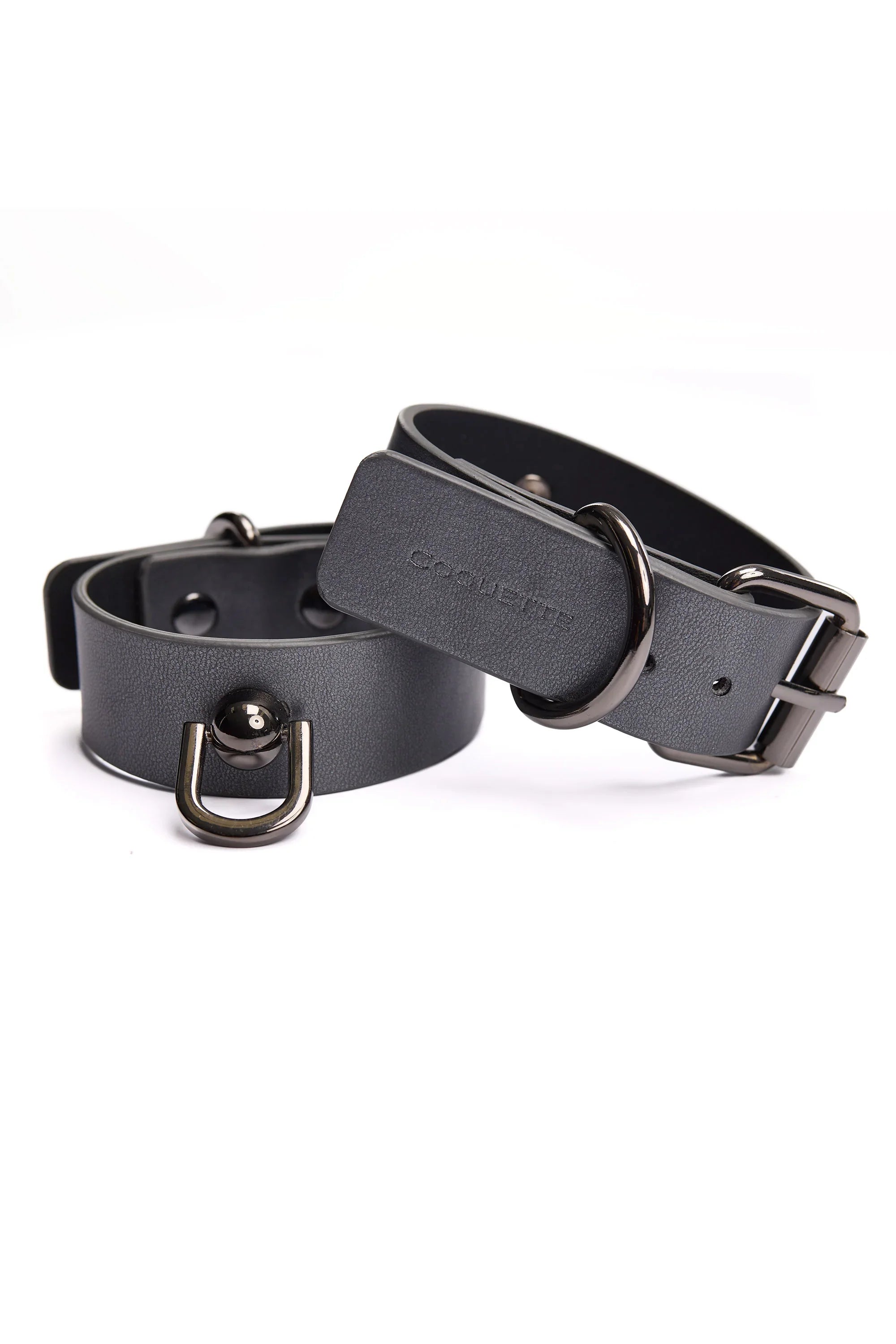 Collection of Gunmetal Glam Handcuffs in a gallery layout