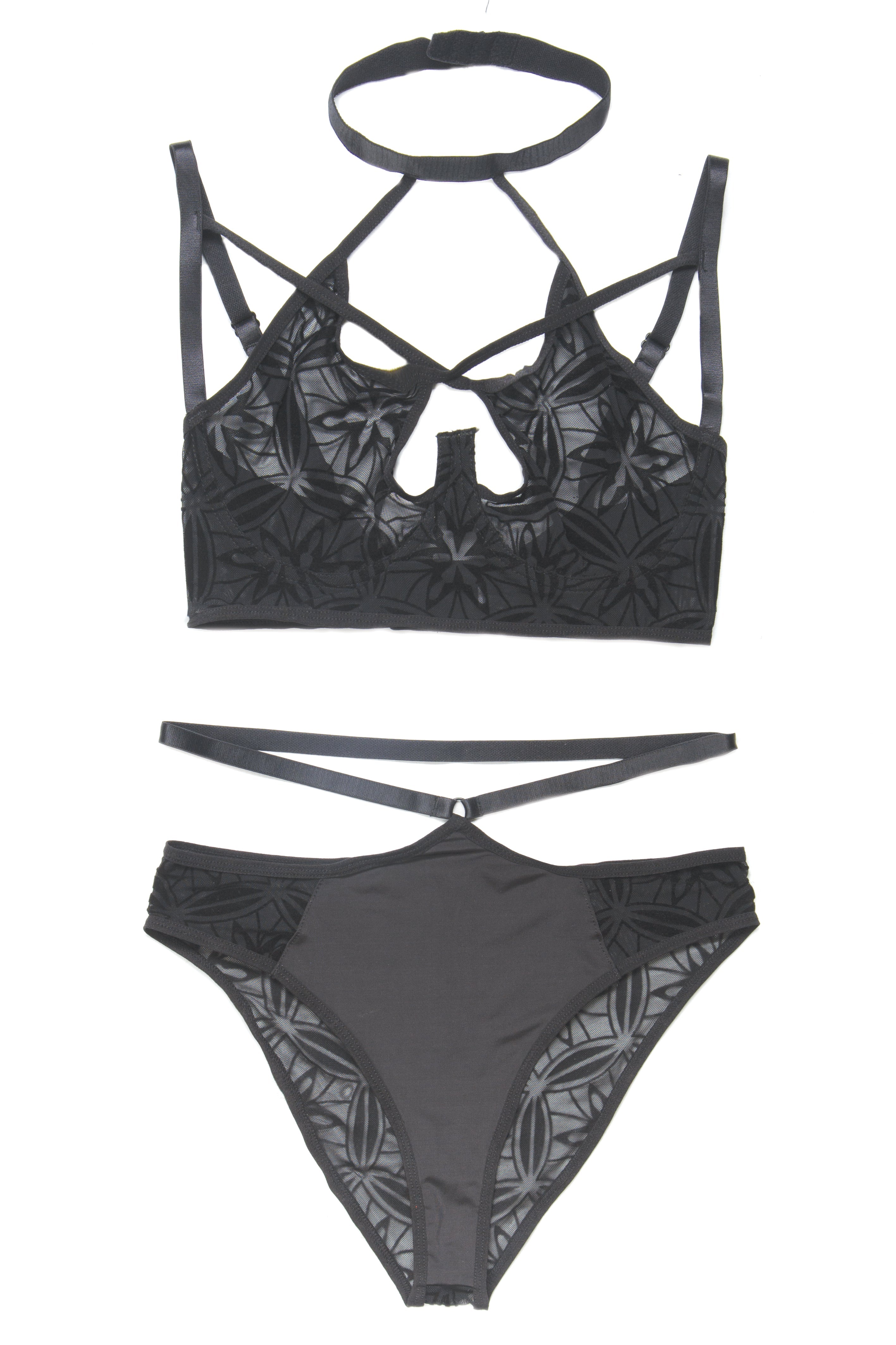 Collection of Interlaced Bra Set in a gallery layout